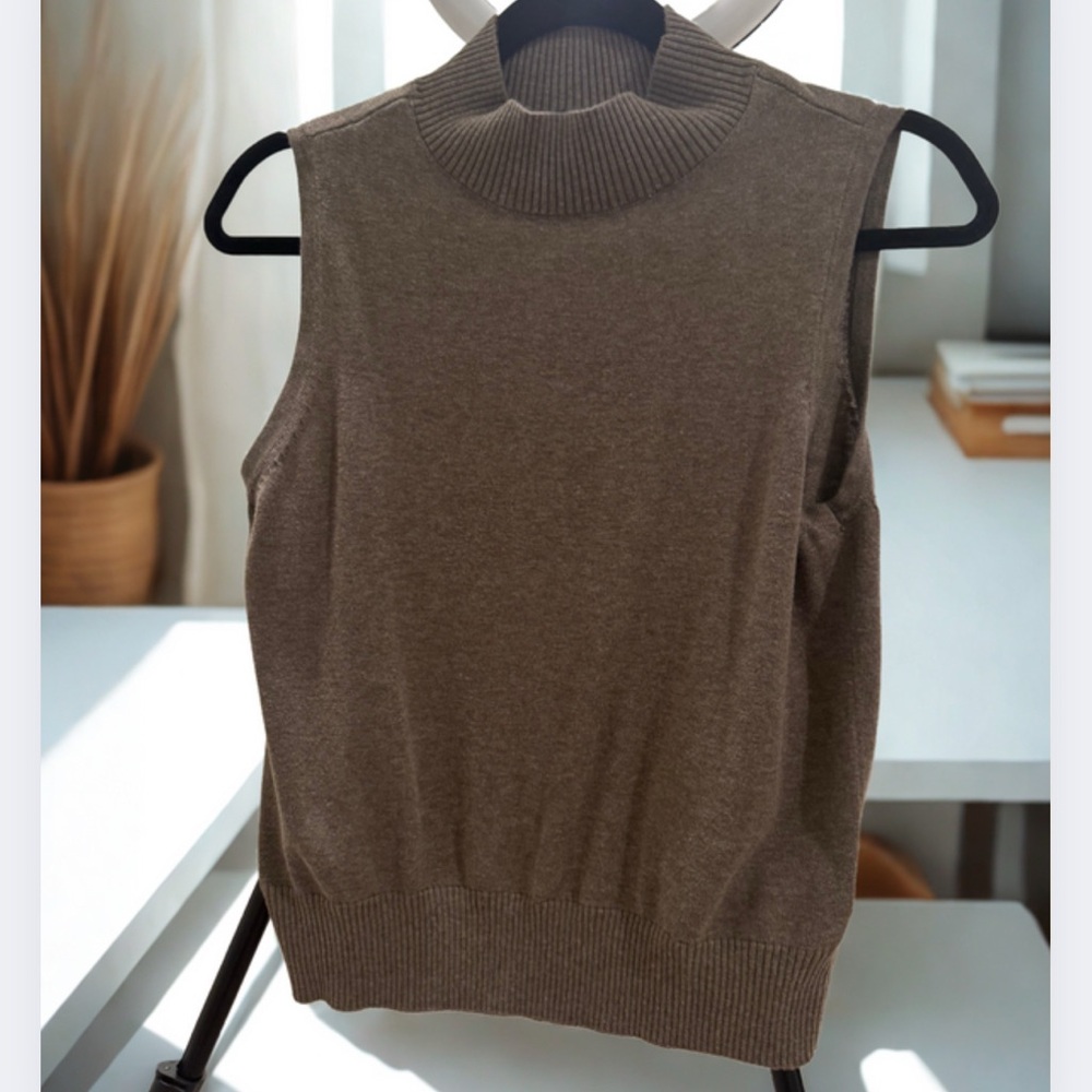 1.STATE Taupe Knit Sweater